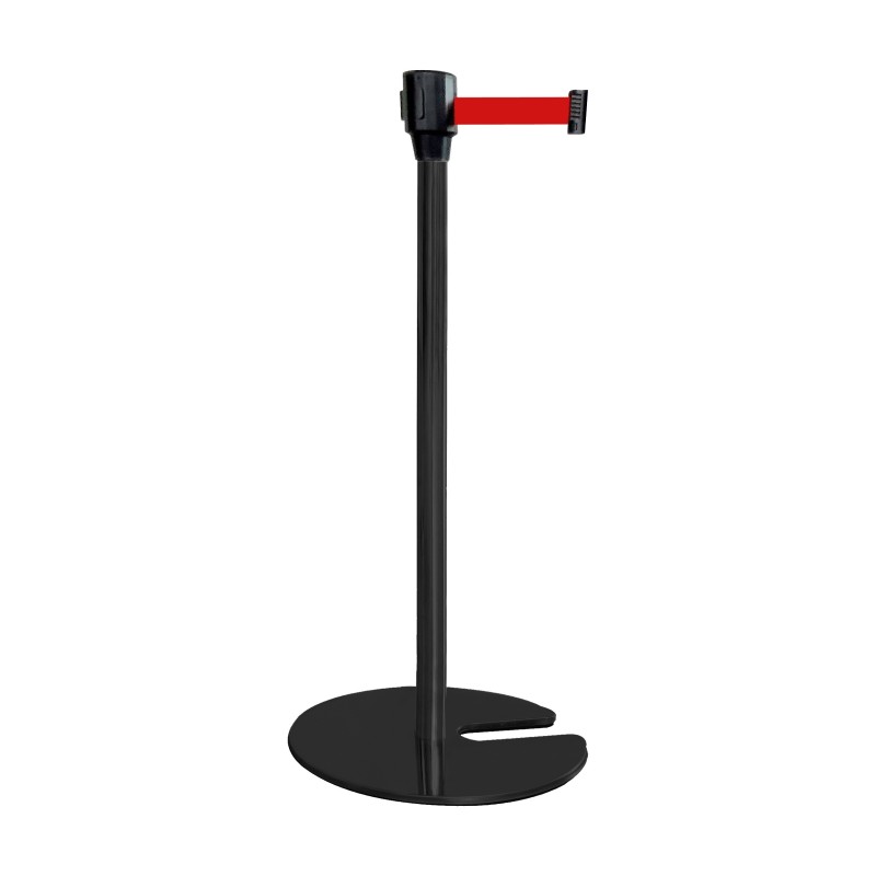 Museum strap guidance post