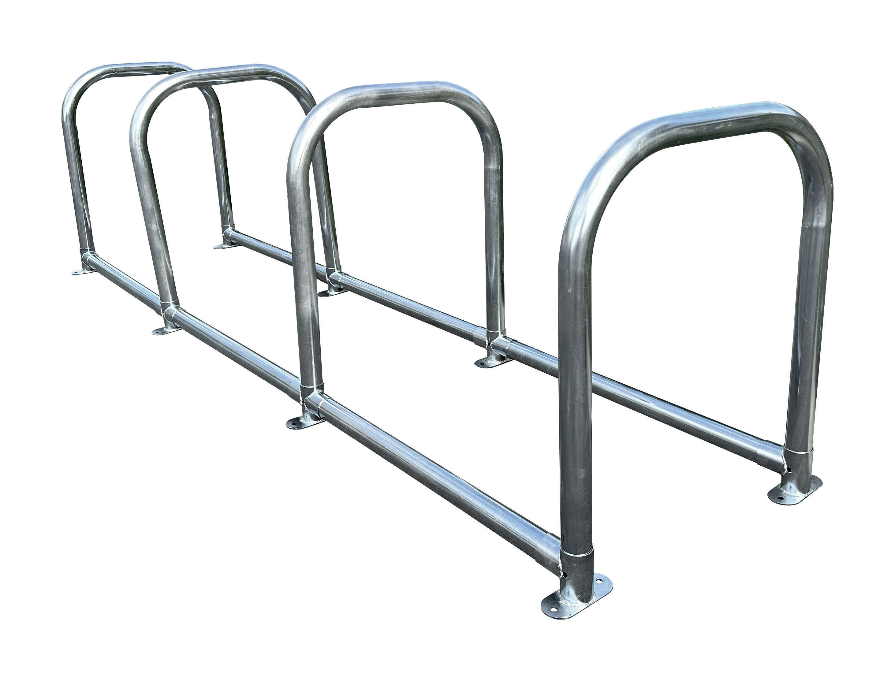 Modular bicycle support rack