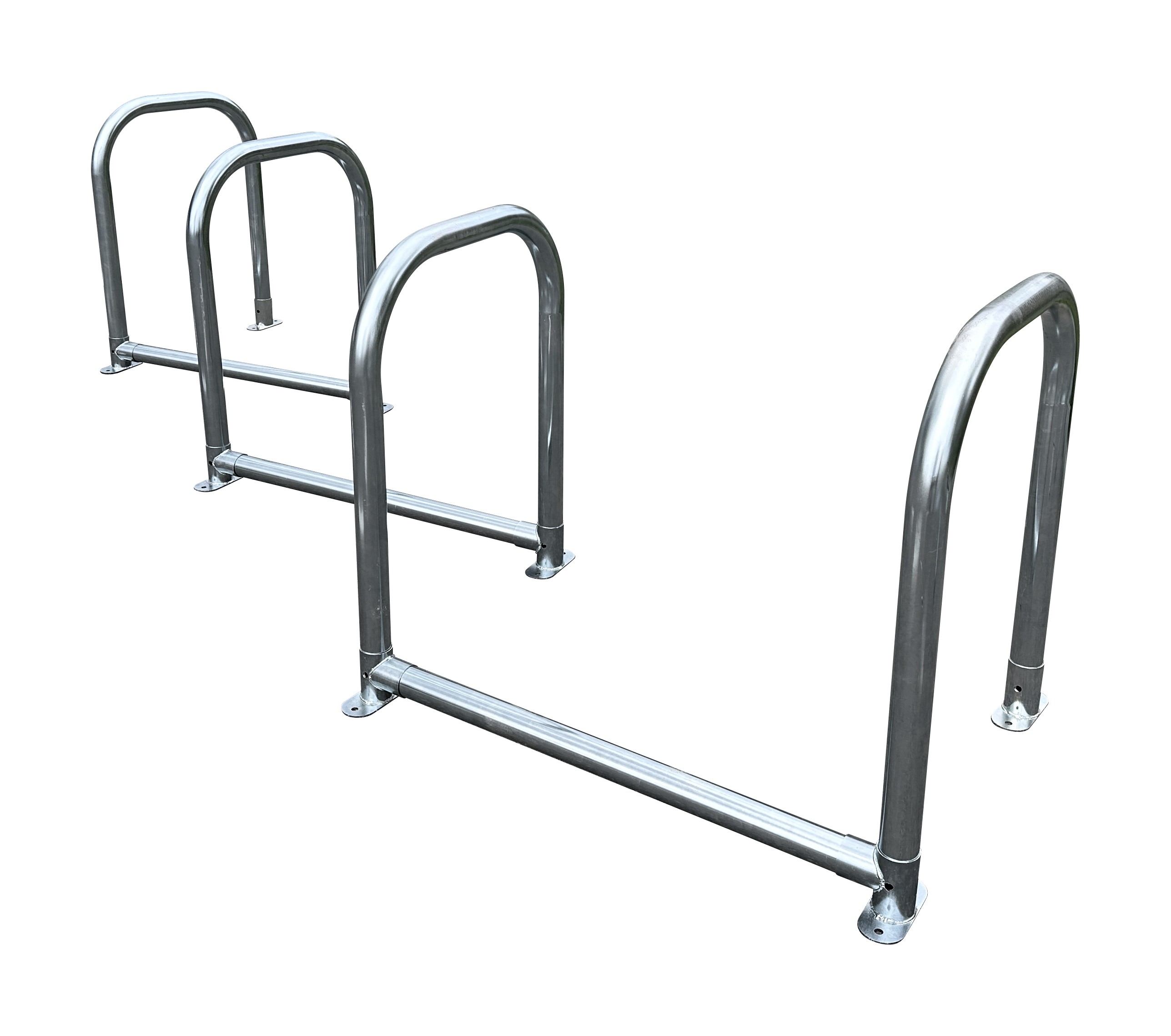 Modular bicycle support rack