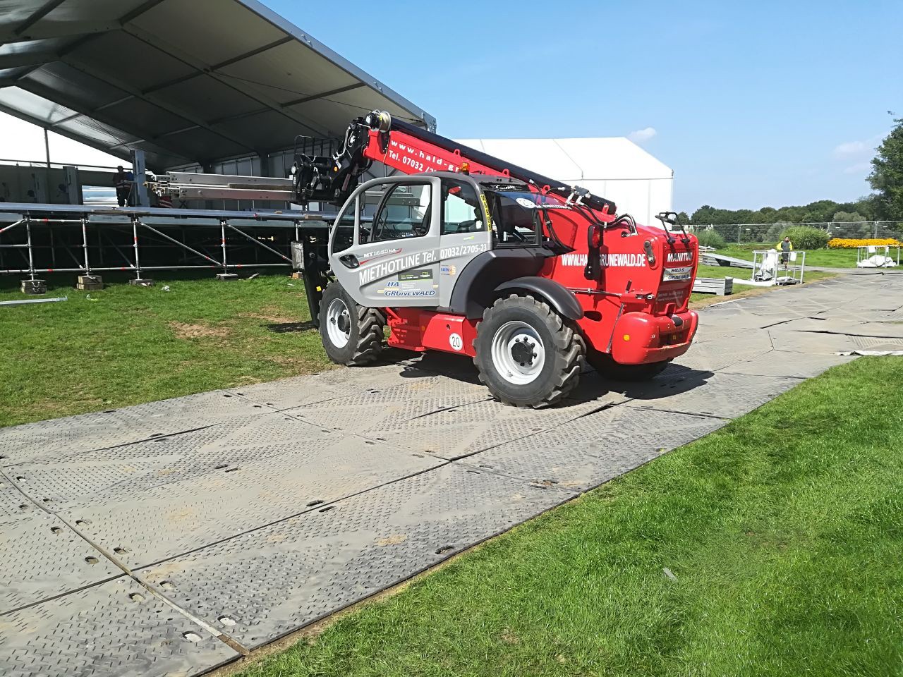 Plaque de roulage temporaire 2,4m - 80 t