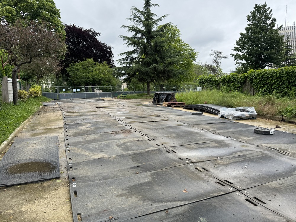 Plaque de roulage temporaire 2,4m - 80 t