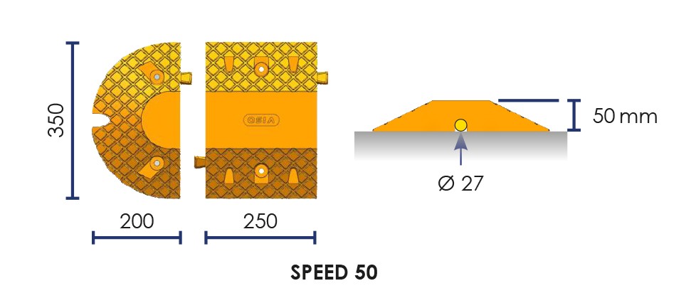 Modular speed bump
