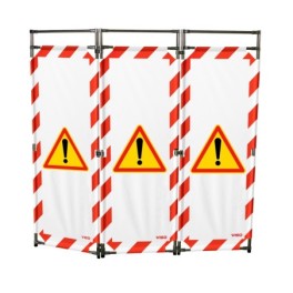 Intervention barrier - 3 panels