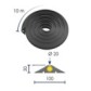 Roll of cable protector