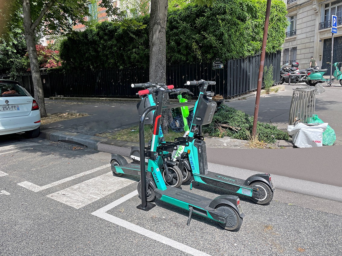 Scooter rack