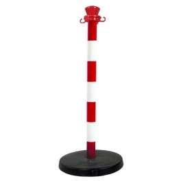 Poteau plastique avec base lourde