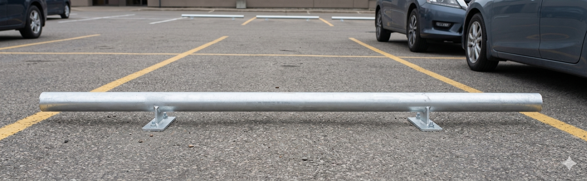 Butée de parking acier galvanisé