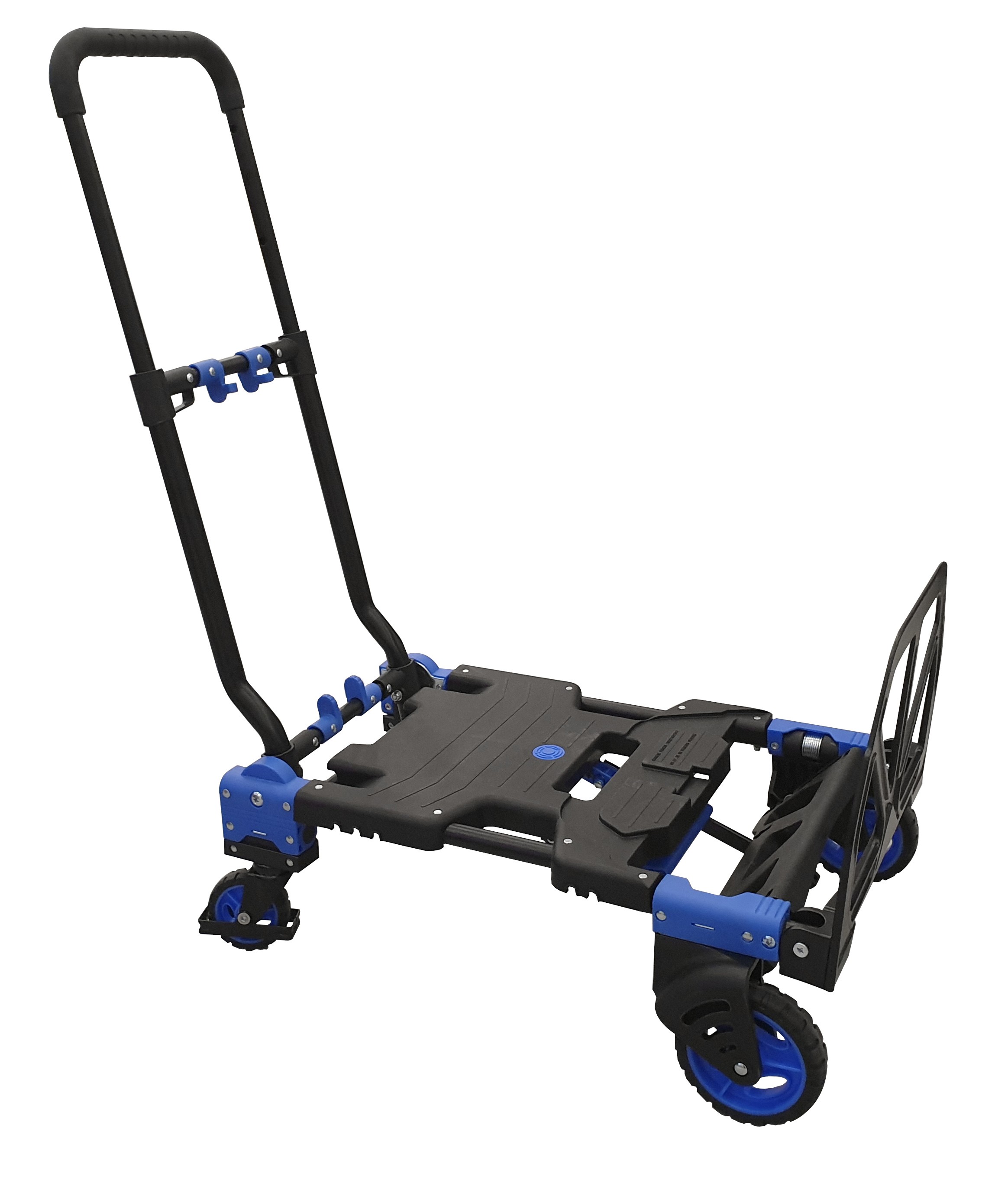 Combination trolley and foldable hand truck