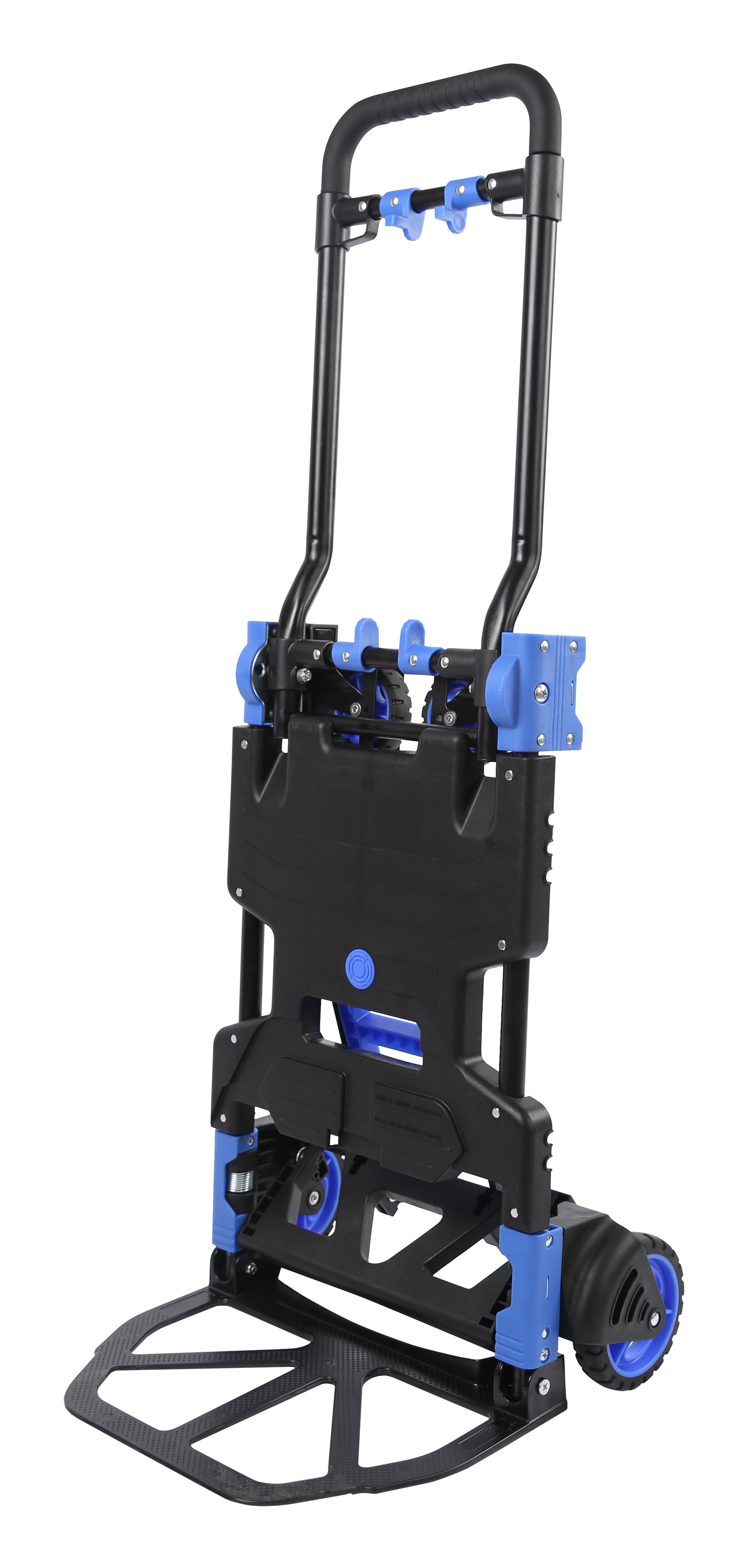 Combination trolley and foldable hand truck