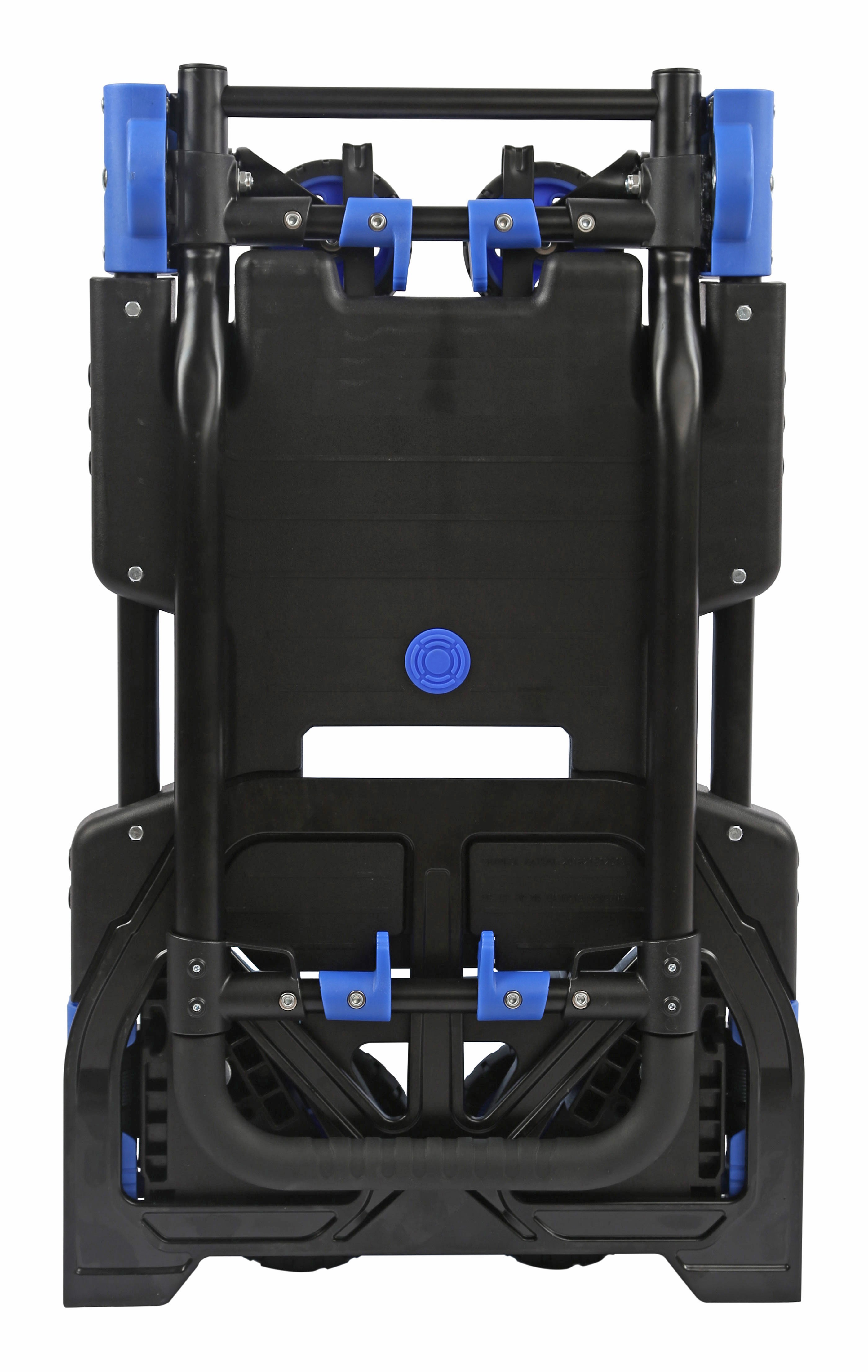 Combination trolley and foldable hand truck