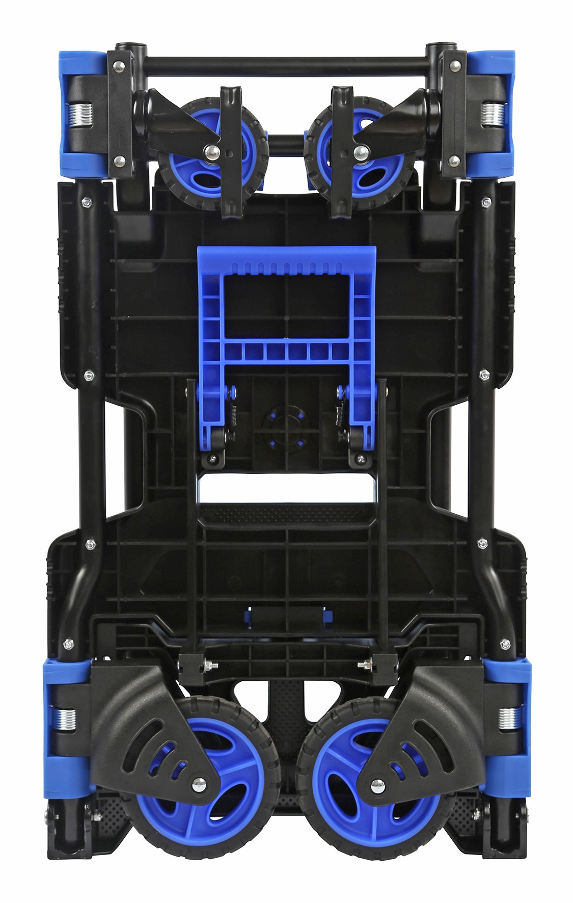Combination trolley and foldable hand truck