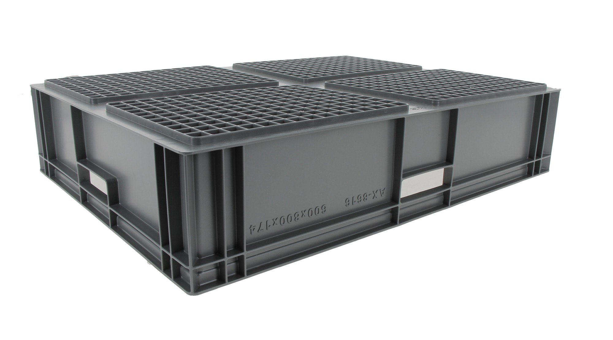 Bac de manutention norme Europe - 800 x 600 mm