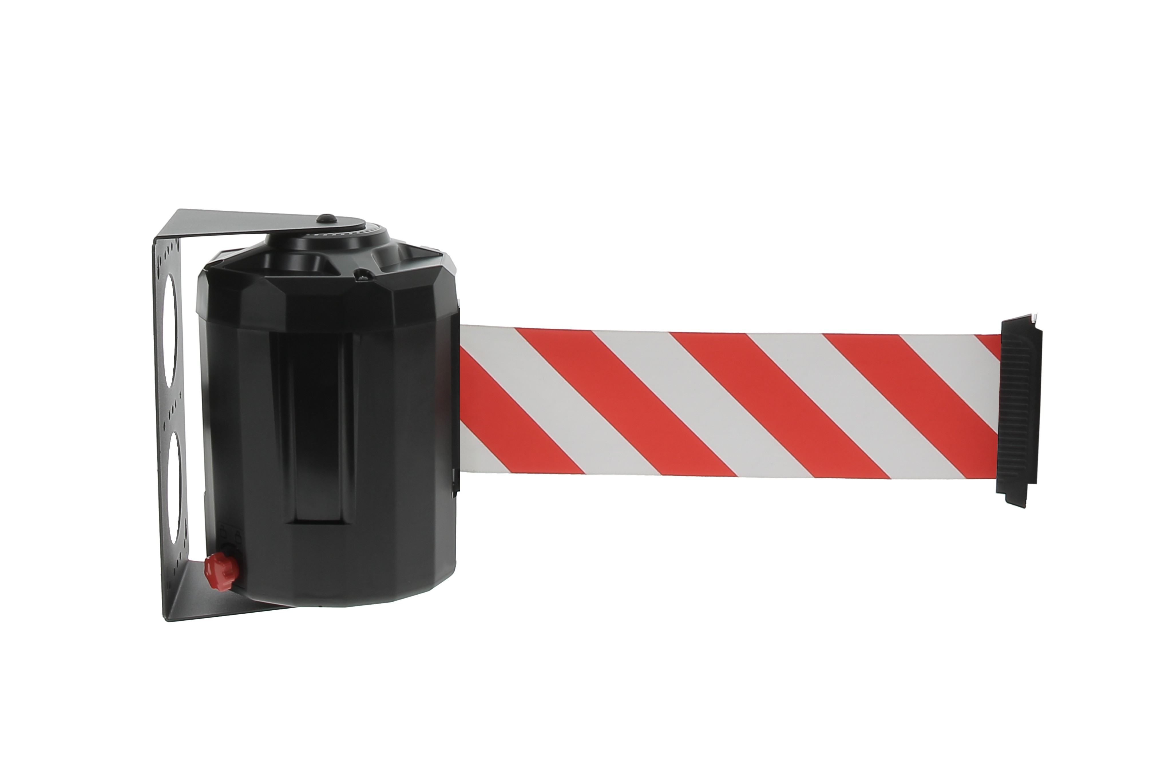 Premium outdoor wall-mounted belt barrier 15m x 10cm