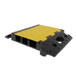 Passe-cables 3 canaux (58 x 52mm) L400 mm