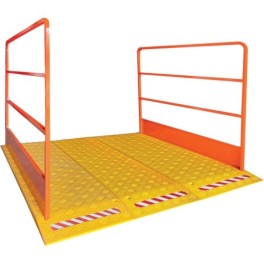 Construction site walkway