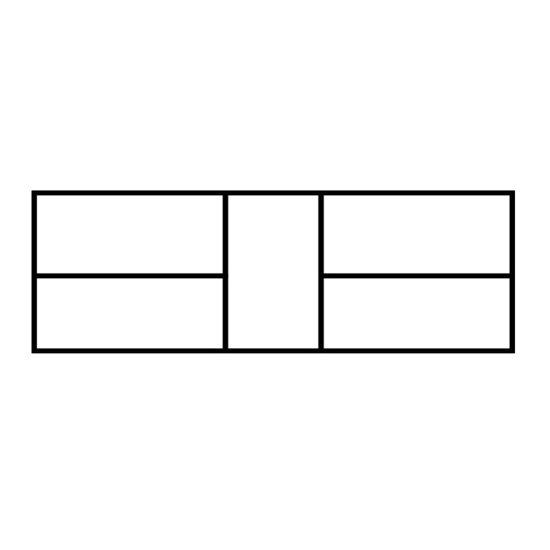 Compartment box with rubber corners
