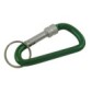 Aluminum keychain snap hook with screw