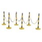 Steel bollard kit with chain
