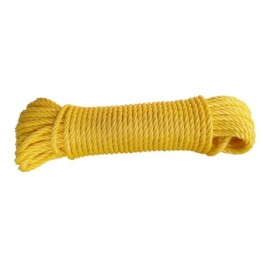 Colored polypropylene rope