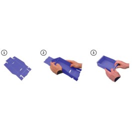 Polypropylene container, assembly required, ranging from 1L to 16L