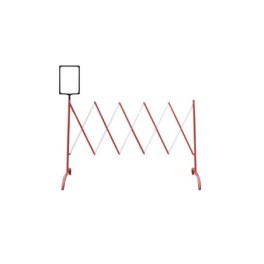 Extendable construction barrier