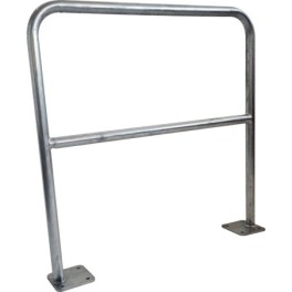 Steel safety barrier to be fixed with a diameter of 40 mm