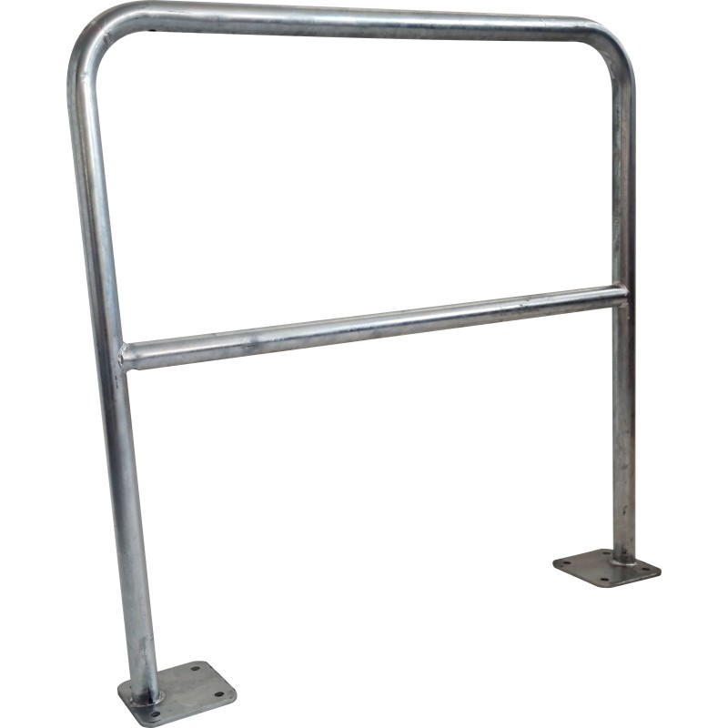 Steel safety barrier to be fixed with a diameter of 40 mm