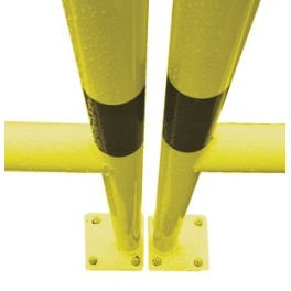 Barrière acier ø 40 mm à platine