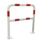 Safety barrier with steel rounded edges