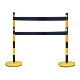 Steel marking post kit with barrier