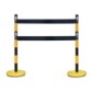 Steel marking post kit with barrier