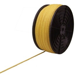 Colored polypropylene rope - spool