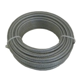 Câble acier gainé PVC âme textile
