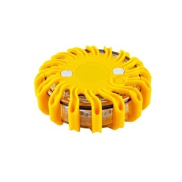Mallette de 6 lampes de chantier clignotantes à led 9 positions
