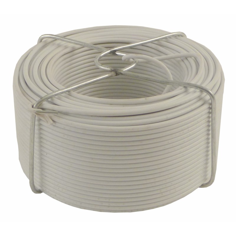 Fil d'attache acier plastifié