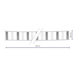 Bandeau de signalisation en tissu