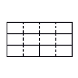 Compartment box with rubber corners