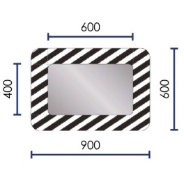 Miroir de voirie homologué