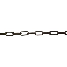 Hammered square steel wire Figaro chain