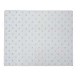 Tactile paving slab with nails