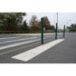 Tactile paving slab with nails