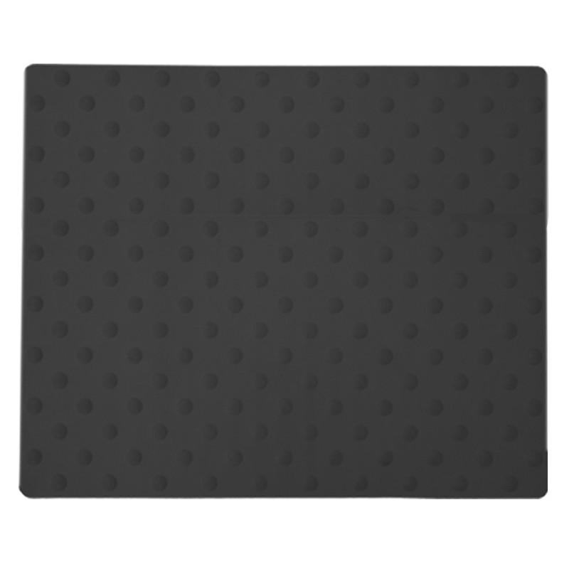 Tactile paving slab with nails