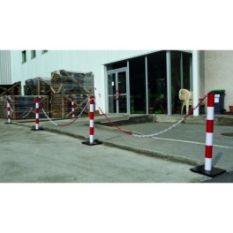 Poteau de balisage en acier 70 mm
