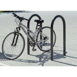 Cycle rack with hoops