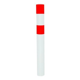 Steel safety bollard to embed