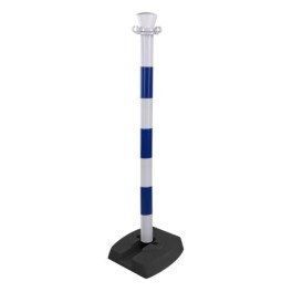 Poteau plastique avec base pliante
