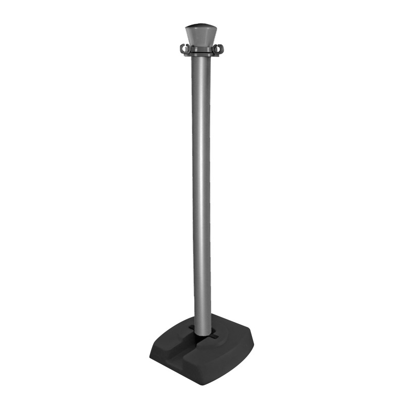 Poteau plastique avec base pliante