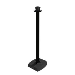 Poteau plastique avec base pliante