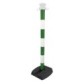 Poteau plastique avec base pliante
