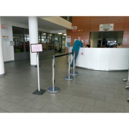 Poteau d’information plastique